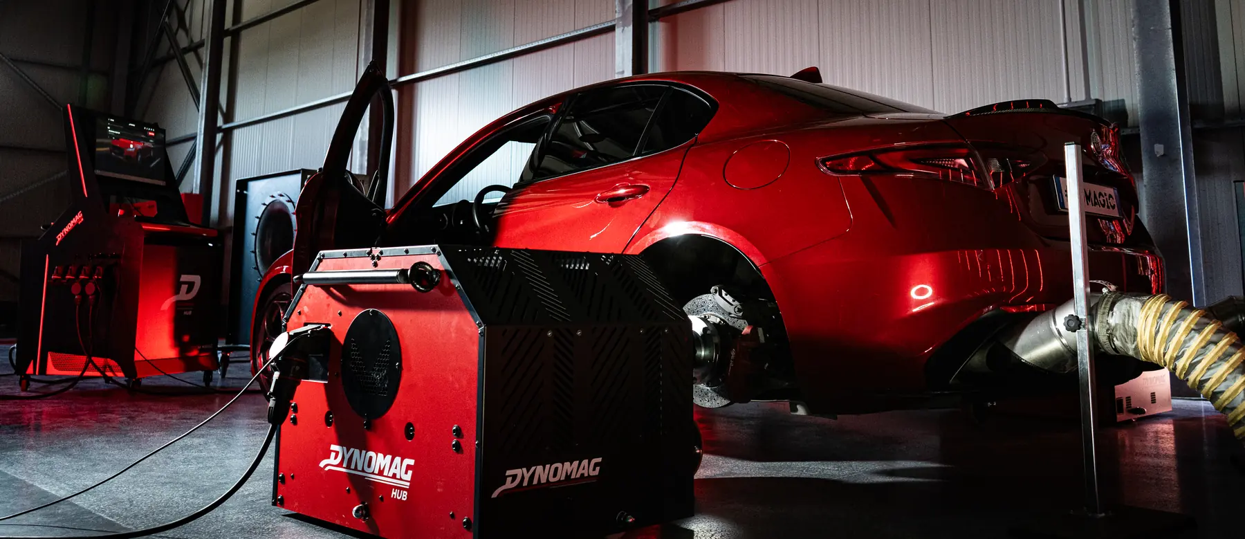 Dynomag Hub em teste